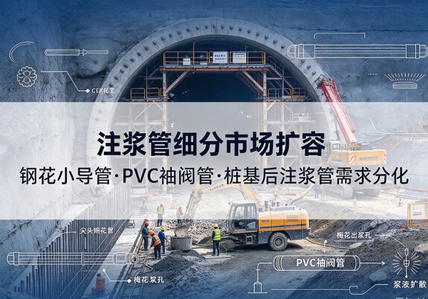 魏县注浆管细分市场扩容，隧道钢花小导管、PVC 袖阀管、桩基后注浆管需求分化